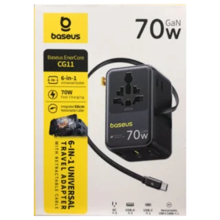 Baseus Ener Core CG11 Universal Travel Adapter 2AC+2U+2C 70W