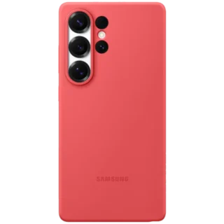 Samsung Galaxy S25 Ultra Silicone Case red