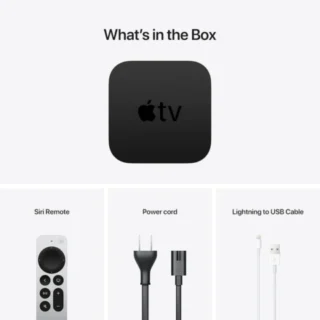 Apple TV 4K (64GB 2nd Gen Model A2169 MXH02AE:A)