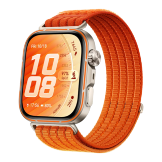 HUAWEI WATCH FIT 5 Pro Orange Gradient Orange Nylon Strap