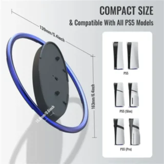 Vertical Stand For PS5, PS5 Slim, PS5 Pro - Blue