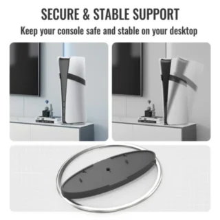 Vertical Stand For PS5, PS5 Slim, PS5 Pro - Grey