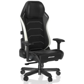 Dxracer Master Series Xl Gaming Chair - Black and White Left side view