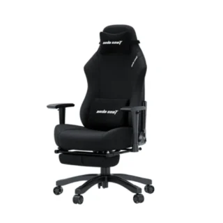Andaseat Luna Pro Series Gaming Chair With Footrest - Black Fabric