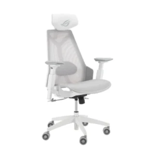 Asus Sl400C Rog Destrier Core Ergo Gaming Chair - White Side View otheer
