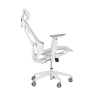 Asus Sl400C Rog Destrier Core Ergo Gaming Chair - White left Side View