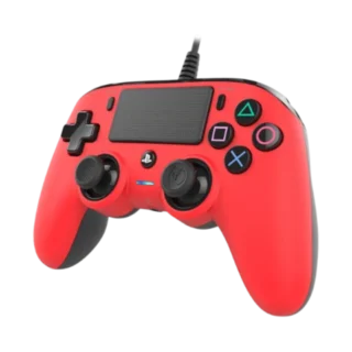 Nacon - Wired Compact Controller for PlayStation 4 - Red