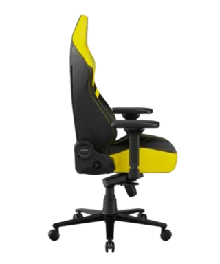 DX Racer MARTIAN Series Electric Adjustable Backrest Large Gaming Chair - Black / Yellow