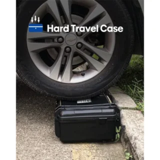 Devaso Hard Shell Travel Waterproof Case for Playstation 5 Console, Controllers, Games and Accessories - Black