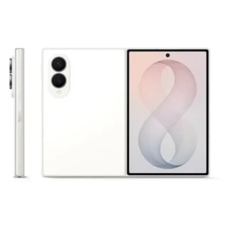 Samsung Galaxy Z Fold8 (12GB RAM + 256GB Storage) 5G Foldable Phone - Cream Back and side