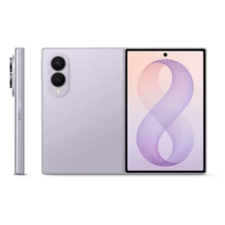 Samsung Galaxy Z Fold8 5G (16GB RAM + 1TB Storage) Foldable Phone - Lavender Back and side