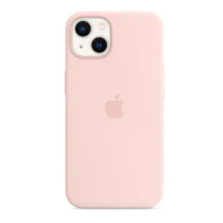 Apple iPhone 13 Silicone Case (Magsafe) - Chalk Pink