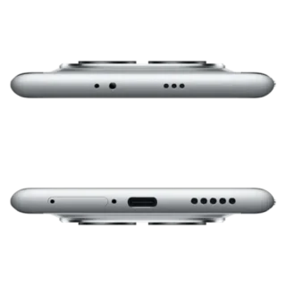 POCO M8 5G (12GB RAM + 512GB Storage) - Silver Top and Bottom view