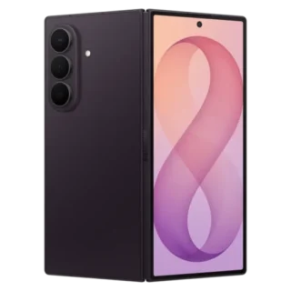 Samsung Galaxy Z Fold8 Ultra 5G (12GB RAM + 512GB Storage) - Violet Shadow Half Open Perspective
