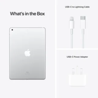 Apple iPad 10.2 inch (9th Generation) WI FI 64GB (Middle East Version) - Silver whats inside the box