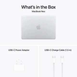 Apple MacBook Neo box contents