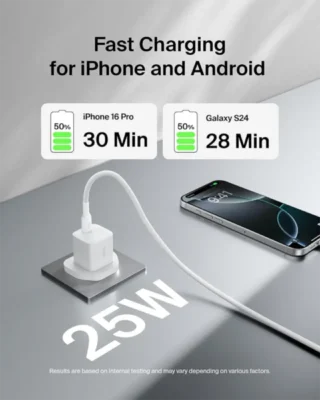 Belkin Boost Charge USB C Wall Charger25W White