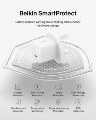 Belkin Boost Charge USB C Wall Charger25W White