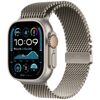 Apple Watch Ultra 2 GPS + Cellular 49mm with Titanium Milanese Loop (Middle East Version)