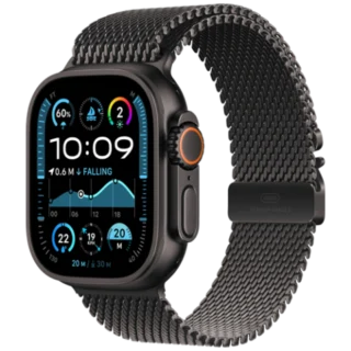 Apple Watch Ultra 2 GPS + Cellular 49mm Titanium Case with Titanium Milanese Loop - Middle East Version