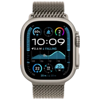 Apple Watch Ultra 2 GPS + Cellular 49mm Titanium Case with Titanium Milanese Loop - Middle East Version