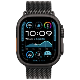 Apple Watch Ultra 2 GPS + Cellular 49mm Titanium Case with Titanium Milanese Loop - Middle East Version