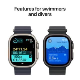 Apple Watch Ultra 2 GPS + Cellular 49mm Titanium Case with Titanium Milanese Loop - Middle East Version
