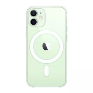 Apple iPhone 12 mini clear case magsafe green