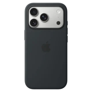 Apple iPhone 17 Pro Silicone Case with Mag Safe Black