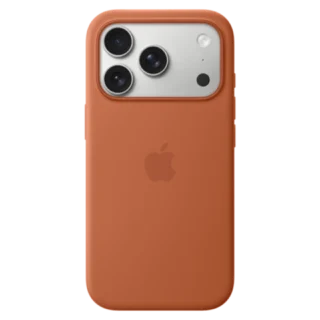 Apple iPhone 17 Pro Silicone Case with Mag Safe Terra Cotta