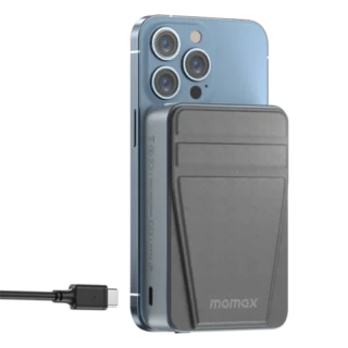 Momax Q.Mag Power 11 10000mAh Magnetic Wireless Battery Pack with Stand