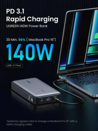 UGREEN PB205 90597A 25000mAh 145W 3 Port USB C Power Bank