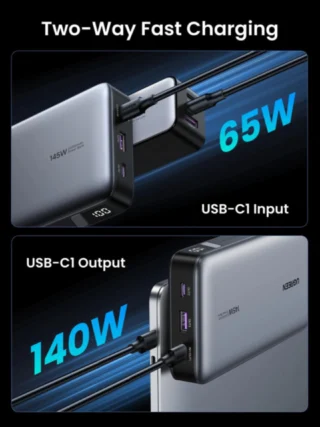 UGREEN PB205 90597A 25000mAh 145W 3 Port USB C Power Bank