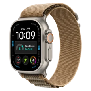 Apple Watch Ultra4GPS Cellular 49mm Natural Titanium Casewith Desert Alpine Loop