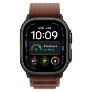 Apple Watch Ultra4GPS Cellular 49mm Black Titanium Casewith Burgundy Alpine Loop