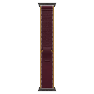 Apple Watch Ultra4GPS Cellular 49mm Black Titanium Casewith Burgundy Trail Loop