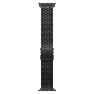 Apple Watch Ultra 4 GPS Cellular 49mm Black Titanium Case with Black Titanium Milanese Loop