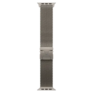 Apple Watch Ultra 4 GPS Cellular 49mm Natural Titanium Case with Natural Titanium Milanese Loop