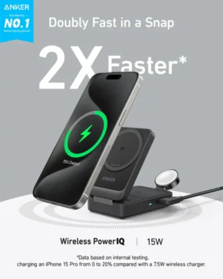 Anker Mag Go Wireless Charging Station Foldable3 in-1