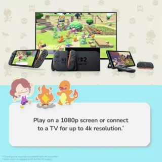 Nintendo Switch 2 Console & Pokémon Pokopia Game Bundle product image — product view 4