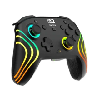 Turtle Beach Nintendo Switch 2 - Afterglow Wave Wireless RGB Gaming Controller - Black product image — product view 3