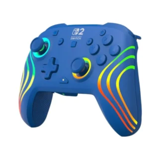 Turtle Beach Nintendo Switch 2 - Afterglow Wave Wireless RGB Gaming Controller - Blue product image — product view 2