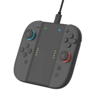 4-in-1 RGB Joy-Con Charging Dock for Nintendo Switch 2 – Black product image — product view 3