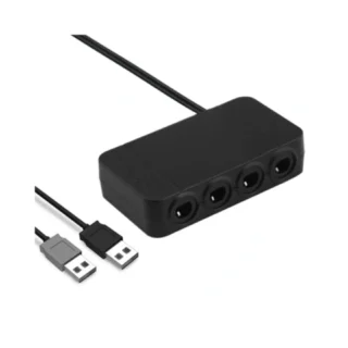 GameCube Controller Converter with Home Button – Black product image — product view 3