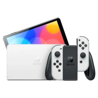 Nintendo Switch OLED Console – White product image — product view 2