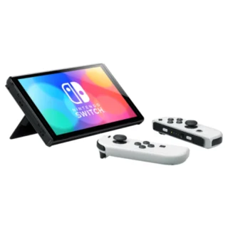 Nintendo Switch OLED Console – White product image — product view 3
