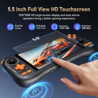 K59 Handheld Gaming Console 6GB/128GB – Blue product image — product view 4