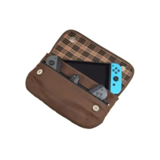 Hide & Drink Waxed Canvas Switch Case – Honey Bourbon product image — product view 2