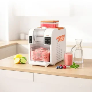 Porodo North Pole Ice Smoothie Machine – White / Orange product image — product view 2