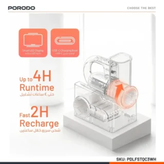 Porodo Fresko Cordless Salad Maker – White product image — product view 3